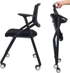 40 Pack Chairs Stackable Conference Room Chairs by Brobriyo