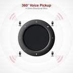4K Conference Room Camera System, AI Auto-Tracking PTZ Camera 15x Zoom - Image 9