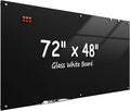 MaxGear Glass Whiteboard Wall Mounted, Frameless Magnetic Dry Erase Board by MaxGear