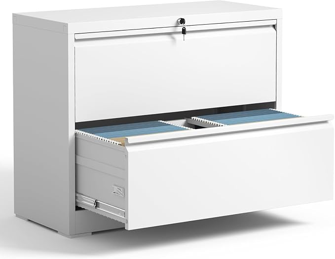 2 Drawer Lateral File Cabinet by YUKIMO