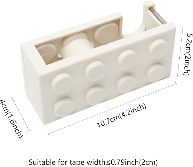 4 Pack Desktop Tape Dispenser Cute 4 Color Tape Dispenser - Image 2