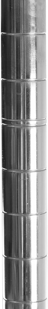 Shelving Inc. 5-Tier Chrome Wire Shelving, Modern/Industrial Style, 800lbs - Image 4