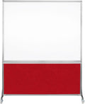 DivideWrite Mobile Whiteboard | Double Sided Dry Erase Board | Portable Office by VERSARE