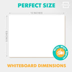 Scribbledo Small White Board Dry Erase Mini Whiteboard 9x12 Inch Small Dry - Image 3