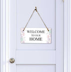 Signs ByLITA Spring Pastel Florals Personalized Hanging Wall or Door Sign | - Image 6