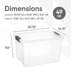 Superio Clear Storage Boxes - Image 2