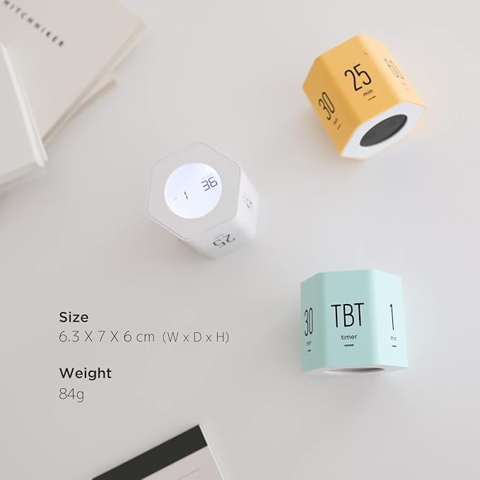 mooas Multi-Hexagon Clock Cube Timer, Digital Clock Time Timer, Pomodoro Timers - Image 9