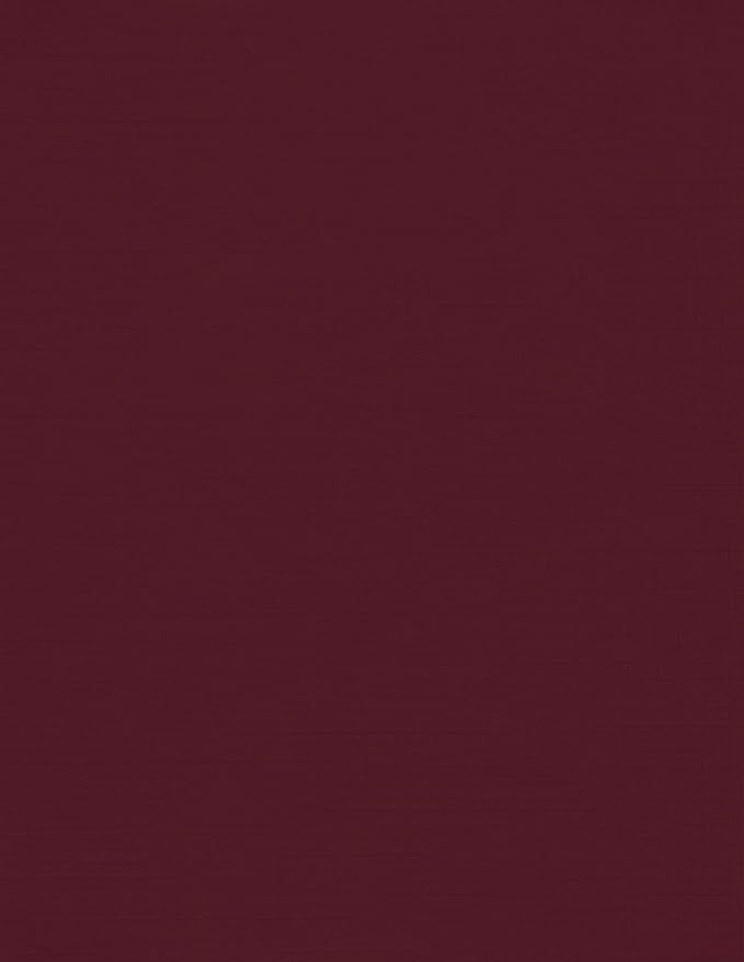 LUXPaper 8.5" x 11" Cardstock | Letter Size | Burgundy Linen | 100lb. Cover | by LUXPaper
