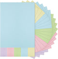 Sinmoe 100 Sheets 5 Shades Cardstock Paper 8.5 x 11 Inches 180gsm Solid Core by Sinmoe