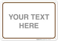 Custom Sign, Personalized Metal Signs, Customize by SigoSigns