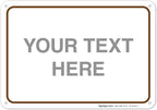 Custom Sign, Personalized Metal Signs, Customize by SigoSigns