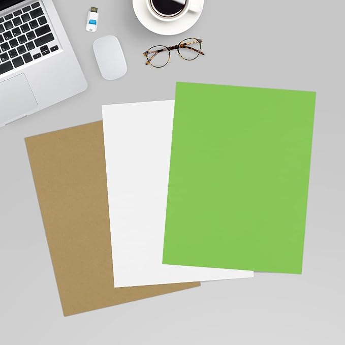 LUXPaper 8.5" x 11" Paper | Letter Size | Limelight Green | 80lb. Text | 50 Qty - Image 6