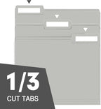 File Folder, RAZCC 100 Pack 1/3 Cut Tab File Folders Letter Size, Folders - Image 3