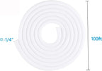 QCSIW 1/4" x100ft Split Sleeve Wire Loom Tubing - Image 8