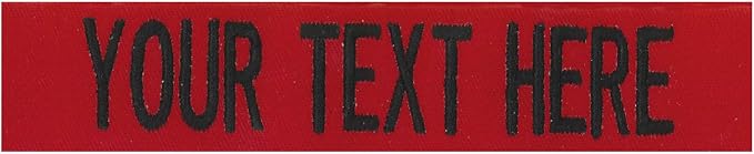 Northern Safari Custom Uniform Name Tapes, 3.5 Inch Hook Fastener by NORTHERNSAFARI