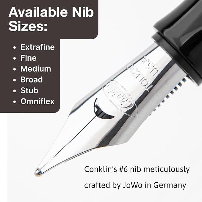 Conklin Duragraph Fountain Pen Purple Nights - Image 3