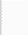 Letter Size Discbound Refill Paper, 11 Disc Paper Refill by Yaridar