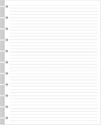 Letter Size Discbound Refill Paper, 11 Disc Paper Refill by Yaridar