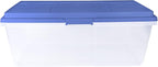 113 Qt Large-Capacity Clear Plastic Stackable Storage Bin - Image 4