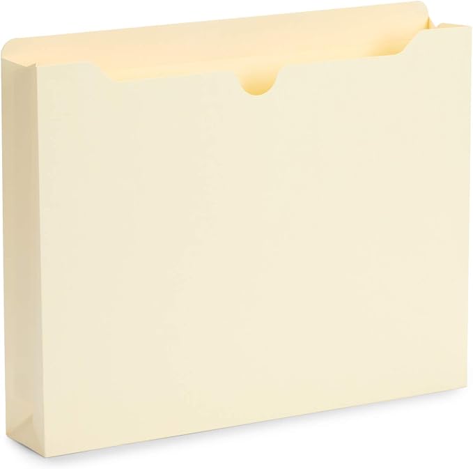 Blue Summit Supplies 1 Inch File Jackets, Expandable Folders, Heavy Duty 1 Inch - Image 2