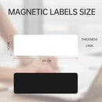 OQUYDEA 40-Pack Dry Erase Magnetic Labels - Image 2
