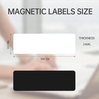 OQUYDEA 100-Pack Dry Erase Magnetic Labels - Image 2