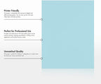 LUXPaper 8.5" x 11" Paper | Letter Size | Pastel Blue | 60lb. Text | 1 - Image 8