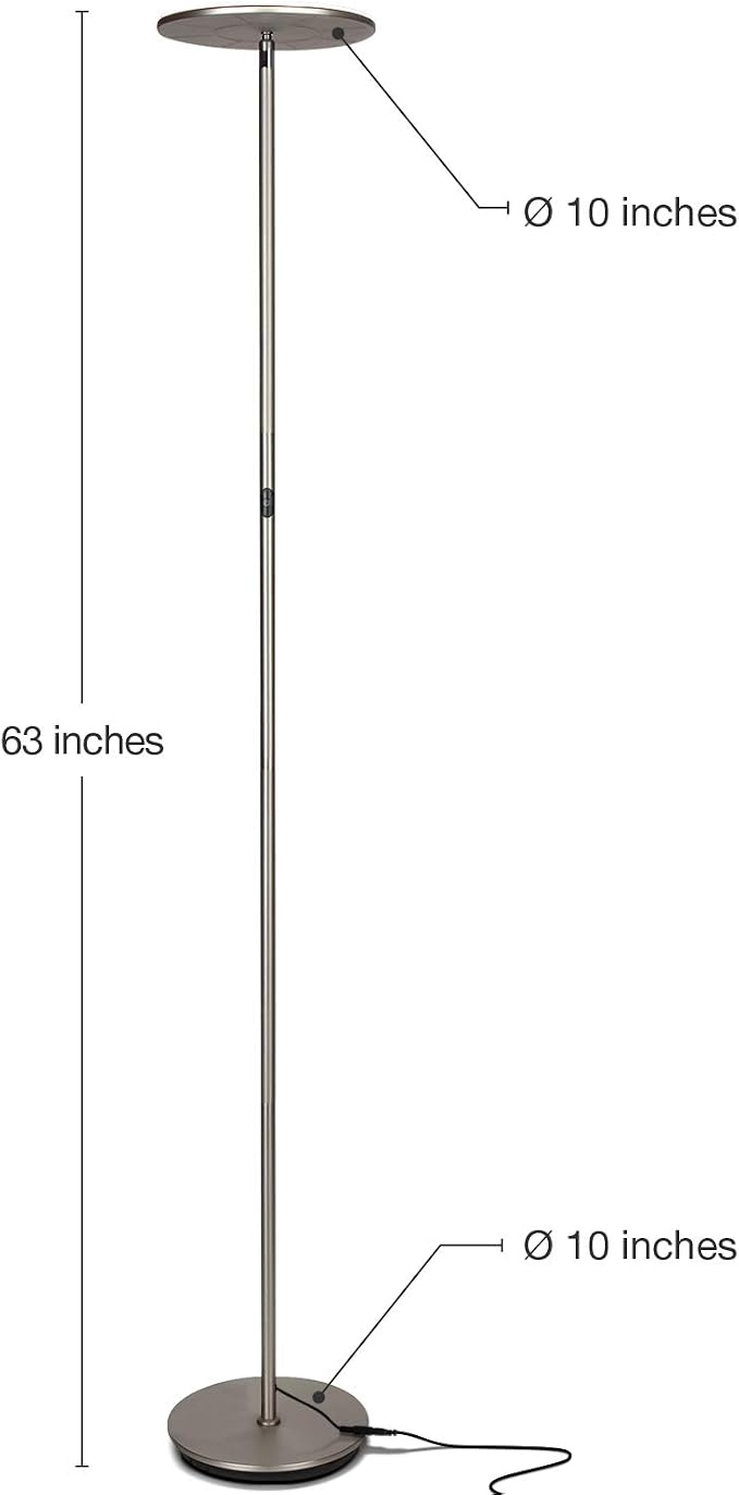 Brightech Sky LED Floor lamp, Torchiere Super Bright Floor Lamp - Image 2