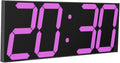 LED Large Digital Wall Clock, Oversize Wall Clock by CHKOSDA