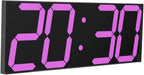 LED Large Digital Wall Clock, Oversize Wall Clock by CHKOSDA