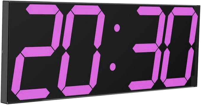 LED Large Digital Wall Clock, Oversize Wall Clock by CHKOSDA