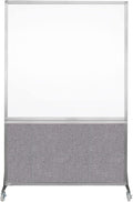 DivideWrite Mobile Whiteboard | Double Sided Dry Erase Board | Portable Office by VERSARE