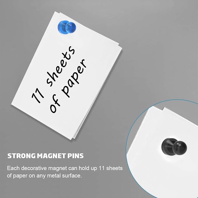 MHDMAG Magnetic Push Pins Powerful Push Pin Magnets - Image 3