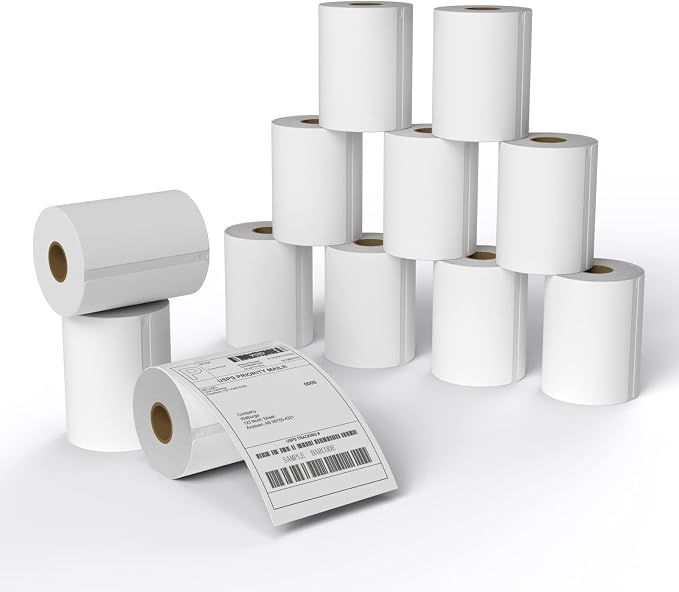 MFLABEL 4x6 Direct Thermal Shipping Labels by MFLABEL