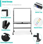 BIBOC 32x48 Inches Large Mobile Dry Erase Whiteboard - Image 3