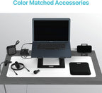 BLACK+DECKER Laptop Stand for Computer Desk, Ergonomic Laptop Stand for Desk - Image 8