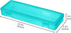 novelinks Stackable Plastic Clear Storage Box Containers - Image 4