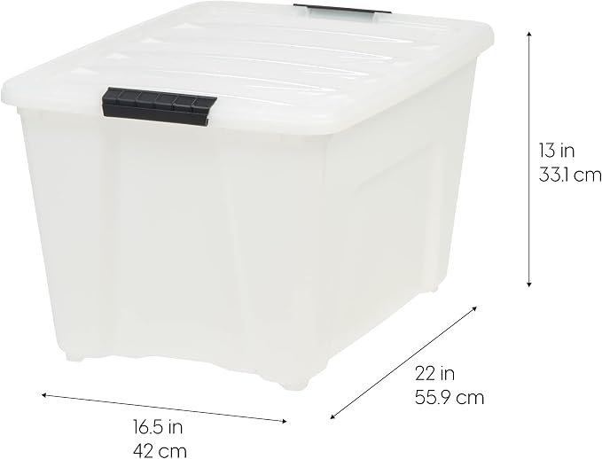 IRIS USA 54 QT Plastic Storage Box - Image 2
