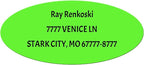 Made in USA Custom Return Address Stickers Labels Customized Mailing Label by HOOKAH+SUN