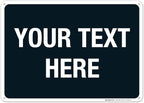 Personalized Custom Black Background Customize by SigoSigns
