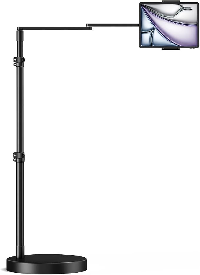 elitehood Adjustable Tablet Floor Stand by Builtyourelitelive