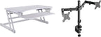 Rocelco 37.5" Height Adjustable Standing Desk Converter by Rocelco