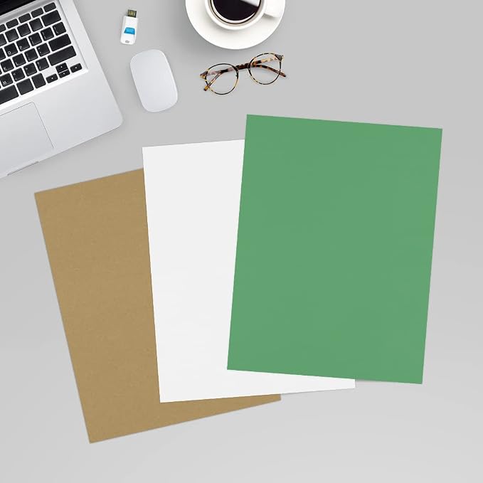 LUXPaper 8.5" x 11" Paper | Letter Size | Holiday Green | 80lb. Text | 50 Qty - Image 6