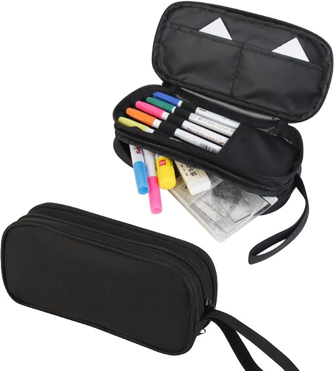 HiGaits Pencil Case for Boys, Durable Pen Box Astronaut - Image 3