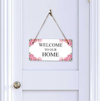 Signs ByLITA Peony Blush Personalized Hanging Wall or Door Sign | Custom Signage - Image 6