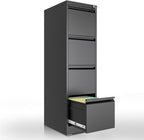 Yukimo 4 Drawer File Cabinet - Image 9
