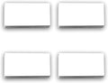 OQUYDEA 100-Pack Dry Erase Magnetic Labels by OQUYDEA