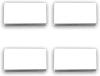 OQUYDEA 100-Pack Dry Erase Magnetic Labels by OQUYDEA