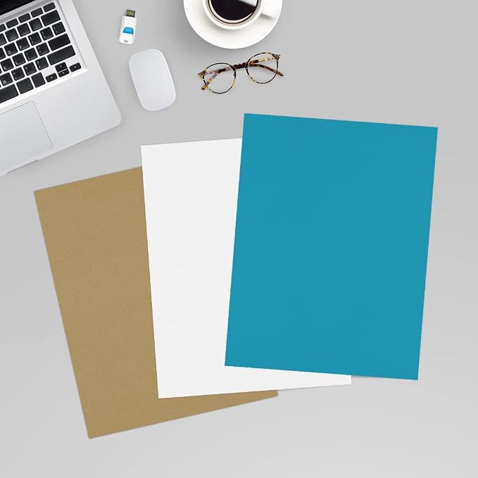 LUXPaper 8.5" x 11" Paper | Letter Size | Bright Blue | 60lb. Text | 50 Qty - Image 6