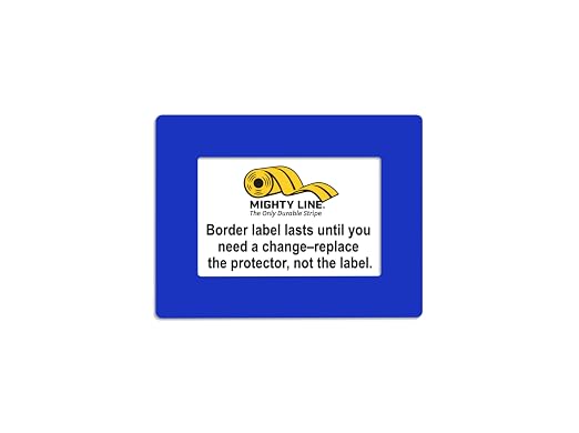 Mighty Line Shield Clear Label Protector Cover Sleeves by MightyLine